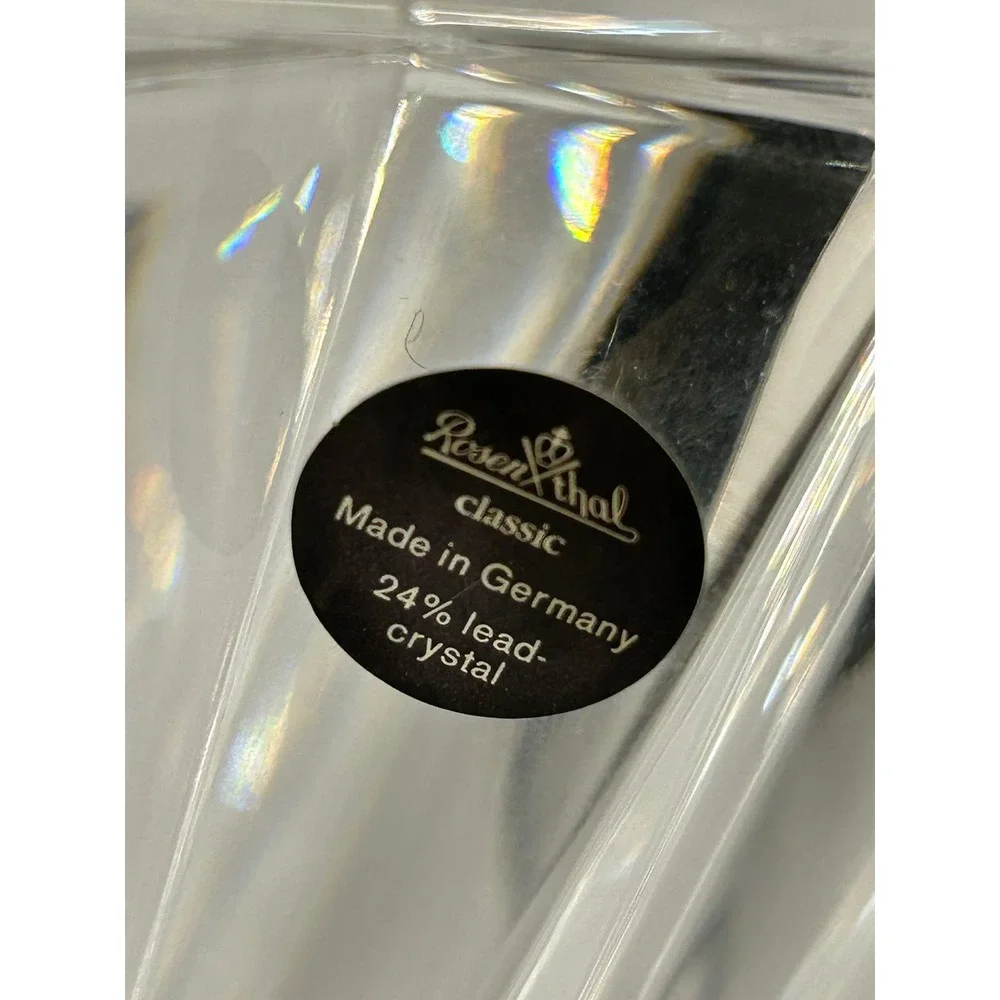 Rosenthal Classic Germany Crystal Blossom set of 2 Bowls 7 1/2 and 10 inches